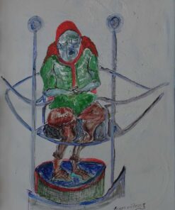 Frans-van-de-berg-outsiderart-Vialumina-Man-met-voeten-in-het-water