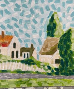 huis, bomen en welke
