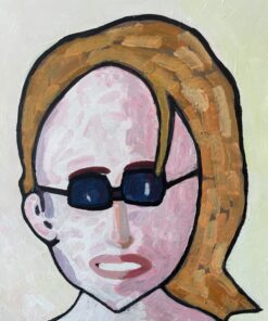 vrouw met zonnebril